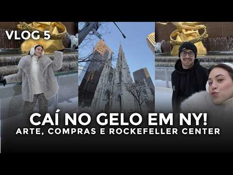 PATINEI NO ROCKEFELLER CENTER!!! van gogh, hot chocolate & gelo - ep. 05🗽