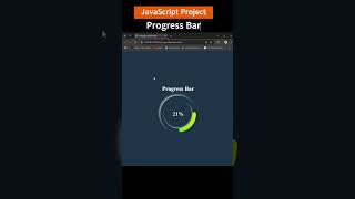 Create Progress bar using html, CSS and JS | #day28 JavaScript Project | #coding