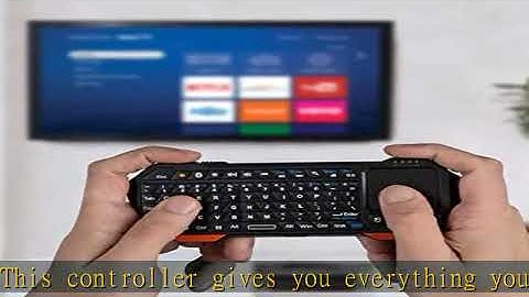 Fosmon Mini Bluetooth Keyboard (QWERTY Keypad), Wireless Portable Lightweight with Built-In Touchpa