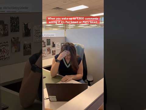 Our team is going through it 🙂‍↔️ #PetSmart #AnythingForPets