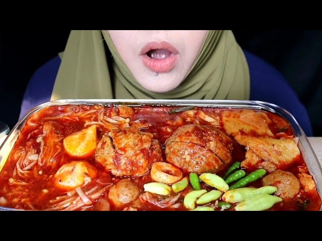 SEBLAK BAKSO JAMUR ENOKI 🔥 MUKBANG INDONESIA