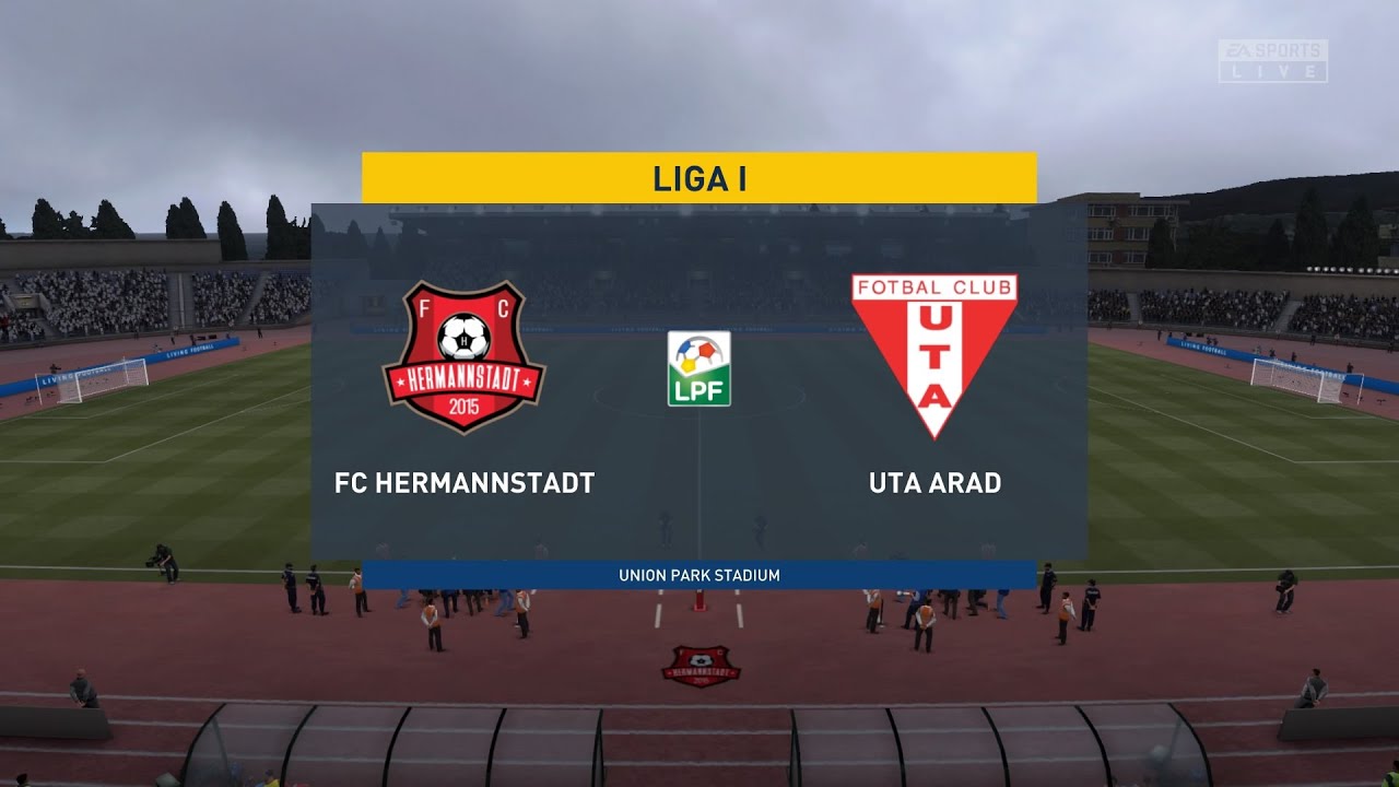 FIFA 21, UTA Arad vs FC Hermannstadt - Romania Liga 1, 07/02/2021