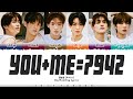 TWS 투어스 YOU ME 7942 너 나 7942 Lyrics Color Coded Han Rom Eng TWS 투어스 YOU ME 7942 너 나 7942 Lyrics Color Coded Han Rom Eng