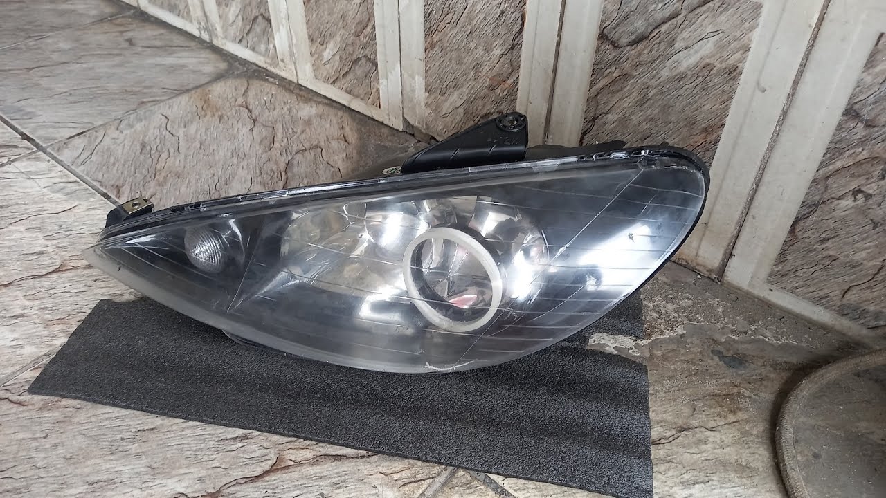 farol angel eyes no peugeot