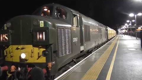 37057 & 37116 depart banbury working 1Q48 Derby RTC to tyseley 23/01/18
