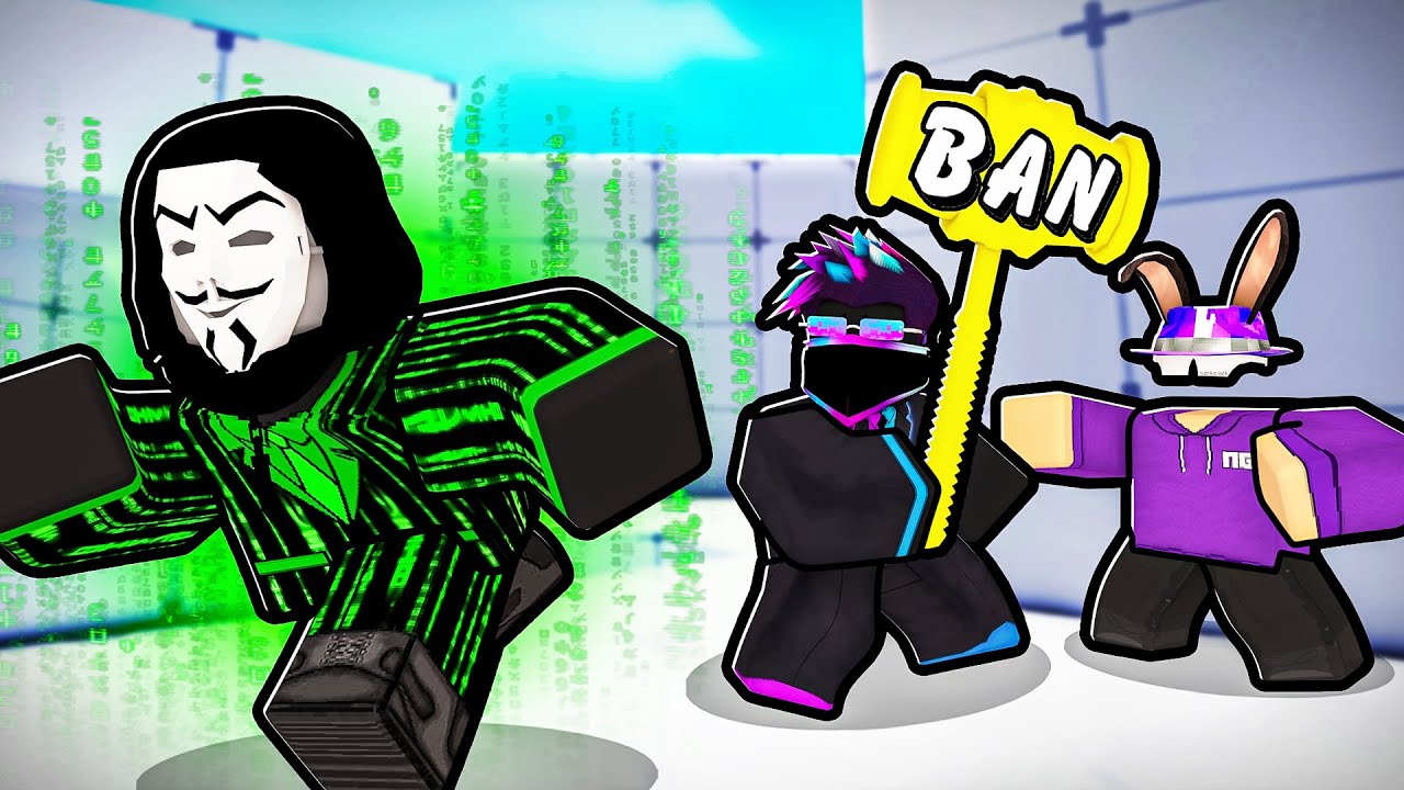 Banning ARCHNEMESIS HACKERS in ranked with a ADMIN in Roblox Rivals!