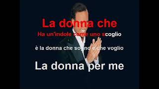 LA DONNA CHE VOGLIO JULIO IGLESIAS KARAOKE