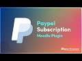Paypal Subscription Moodle Plugin