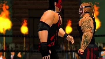 The Fiend vs Kane in WYATT COMPOUND Wr3d 2k20 Gameplay