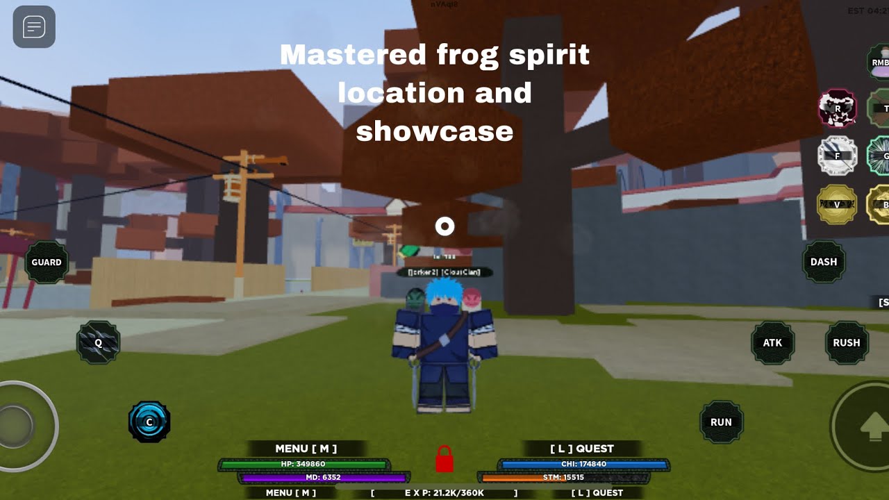 MASTERED FROG SPIRIT SHOWCASE + LOCATION Shindo Life YouTube