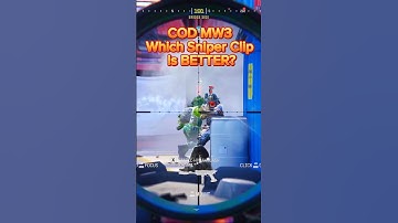 Which MW3 Sniper Clip is BETTER? #shorts #callofduty #mw3