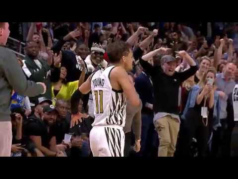 Trae Young video: Watch Hawks star hit game-winner in playoff ...