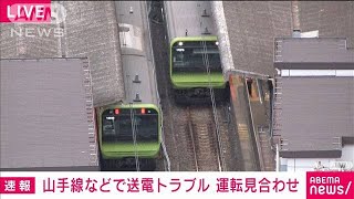 山手線全線、埼京線など運転見合わせ　送電トラブル(2021年6月20日)