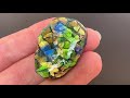 Amazing Faux Dichroic Glass from  Polymer Clay . Tutorial
