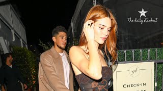 Kendall Jenner & Devin Booker Hold Hands While Leaving A Romantic Italian Dinner in Malibu