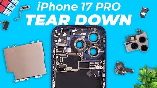 NEW iPhone 17 PRO TEARDOWN & DISASSEMBLY SURPRISES INSIDE!