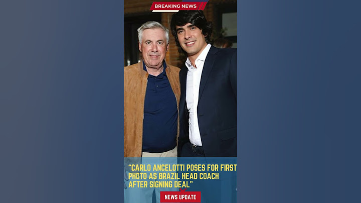 Carlo Ancelotti Poses for First Photo as Brazil Head Coach After Signing Deal#footballunbound #Footb