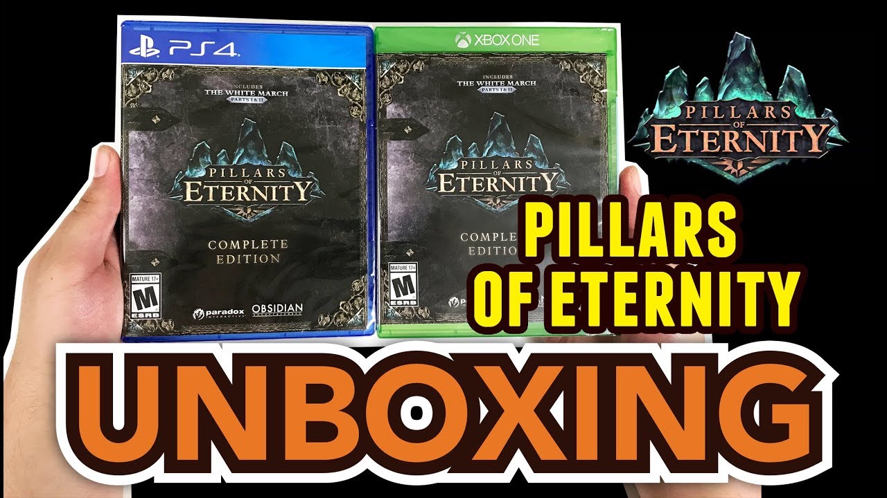 Pillars of Eternity Edition (PS4/Xbox One) Unboxing -