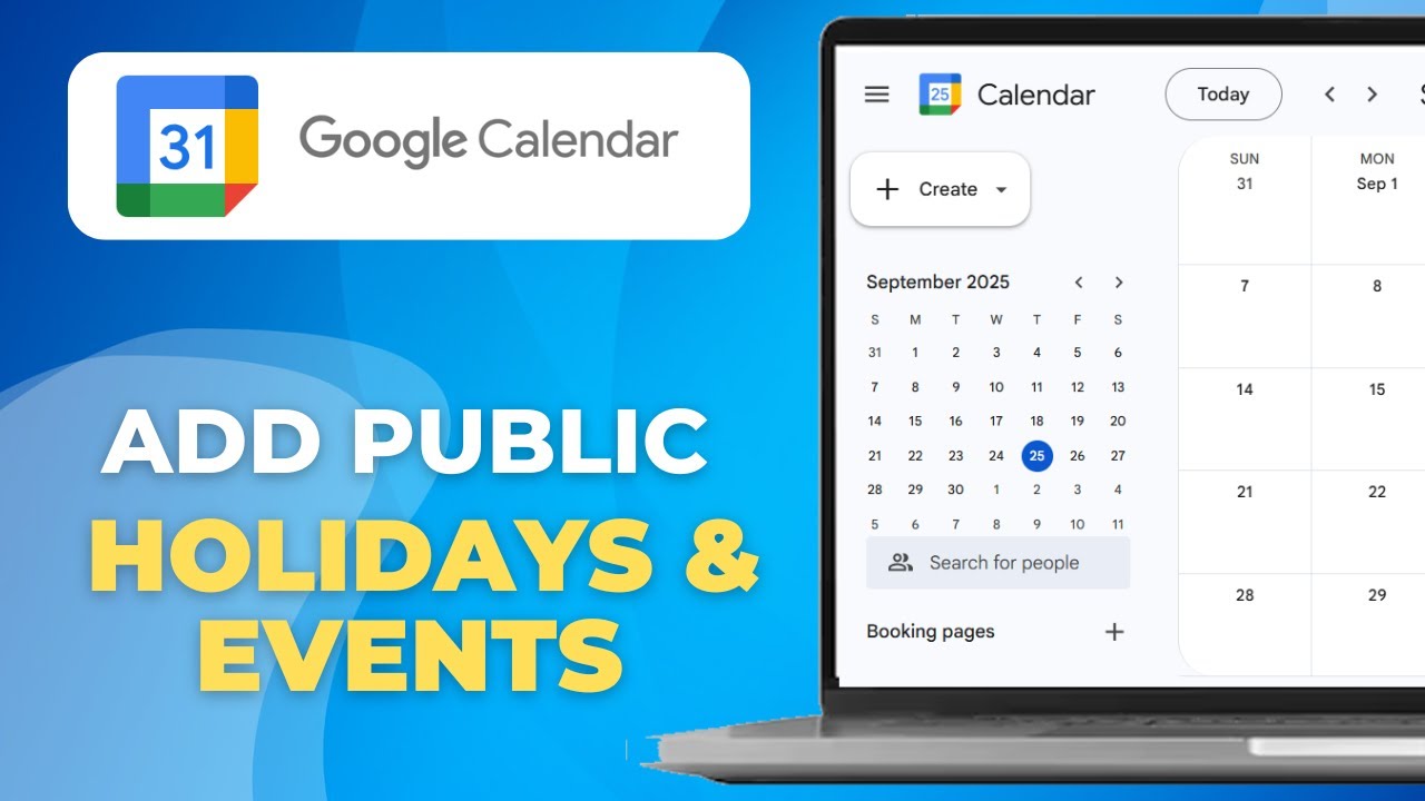 How to Add Public Holidays and National Events to Google Calendar (Full ...