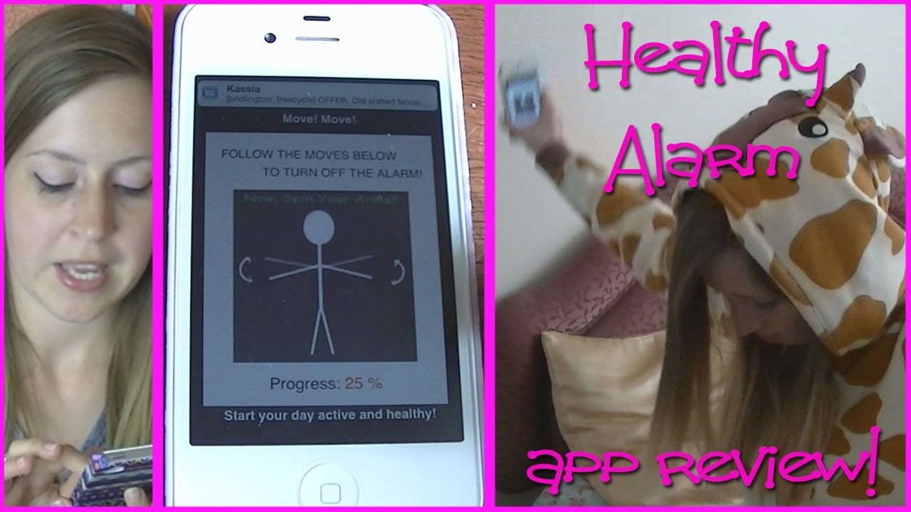 HEALTHY ALARM APP REVIEW!!! YouTube