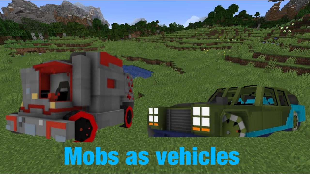 Hot Wheels Minecraft Character Cars mod for Minecraft