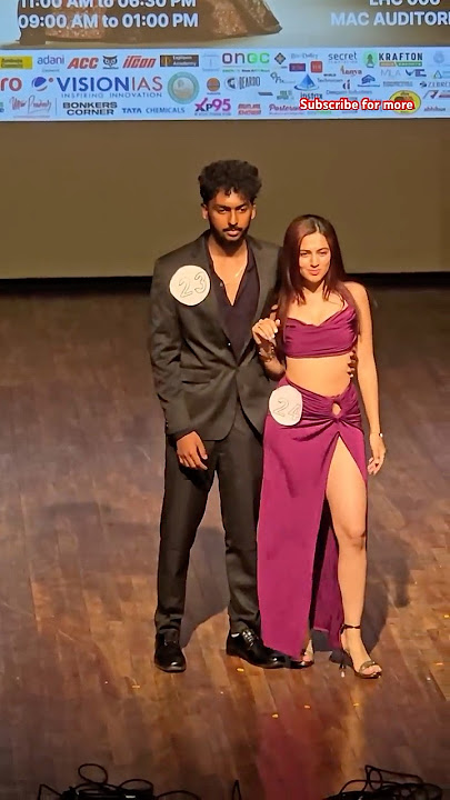 Mr & Miss Thomso 🔥 performance at IIT Roorkee