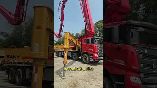 Our pump base is right across the office. #usedpumptruck #concretepumptruck  #sany #zoomlion