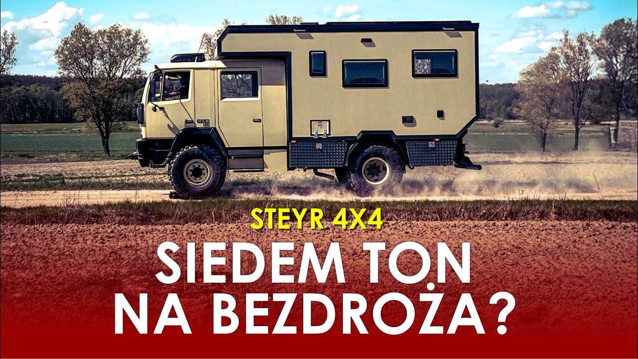 Ciężarówka w roli campera? Jak wygląda przebudowany STEYR 10S18 4x4