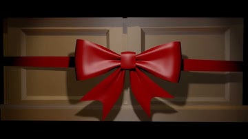Animated ribbon created using Blender