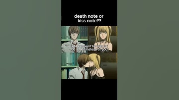 Death Note Kiss Scene Yagami and Misa