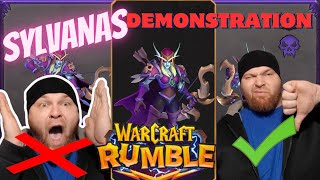 Warcraft Rumble- Sylvanas Windrunner Review and Talents Demonstration screenshot 3