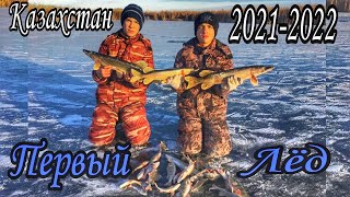 Рыбалка в Казахстане/Первый лёд 2021-2022&quot;Щука,окунь на жерлицы и балансир&quot;