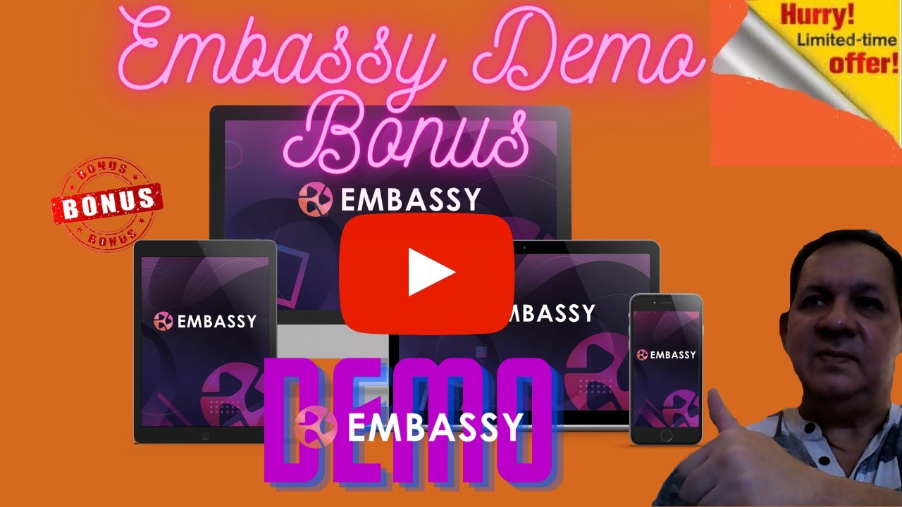 Embassy Demo And  Bonus 10K 🤑 Embassy Software Demo
