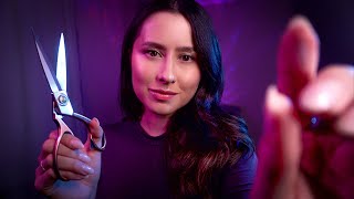 ASMR Plucking negative energies for sleep ✨🤏 hand movements, scissors, massage, mouth sounds