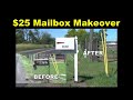 $25 Mailbox Makeover and Upgrade Repair