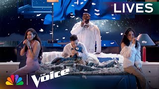 Asher HaVon, Madison Curbelo and Serenity Arce Perform Coldplay's 'Fix You' | The Voice Lives | NBC