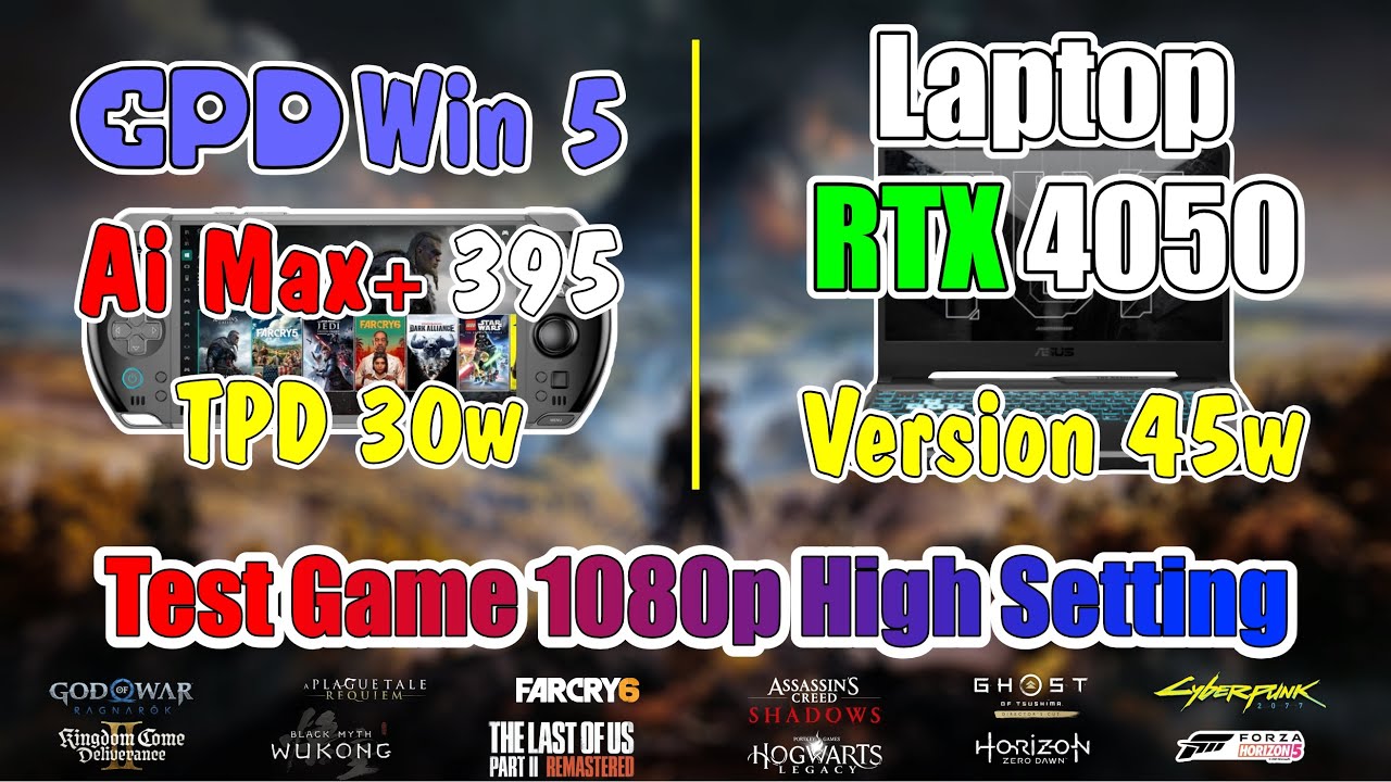Can the GPD Win 5 Beat an RTX 4050 Gaming Laptop? The Surprising Results!