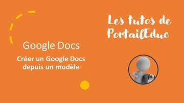 Créer un Google Docs depuis un modèle