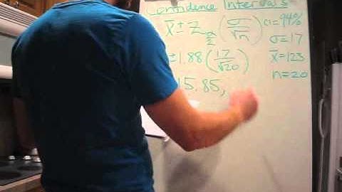 Statistics: Confidence Intervals - Free Math Tutorial Video