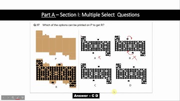 CEED 2020 Solved - Solution for Question 17 | CEED | Part A | NID | M.Des | Answer Key