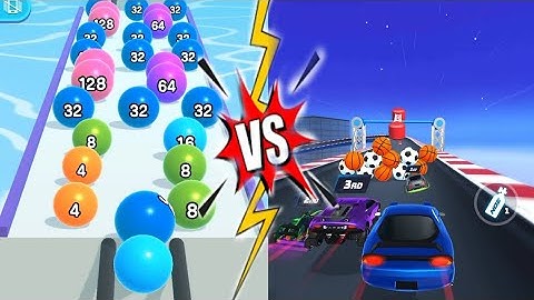 Ball Run 2048 Vs Race Master 3D All Level Gameplay Android iOS 4K 53