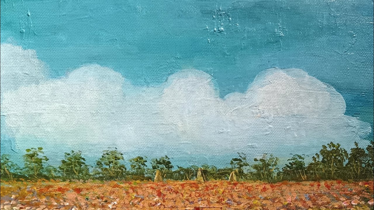 How to paint with acrylic paint..??? Daily art Challenge  99seni 