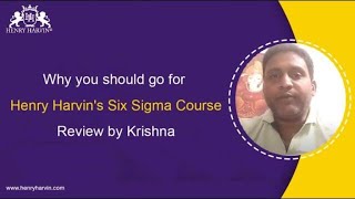 Six Sigma Black Belt Training @HenryHarvinSixSigma Certification Review Krishna @henryharvin