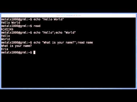 Play Synth Notes In The Linux Shell Bash Youtube