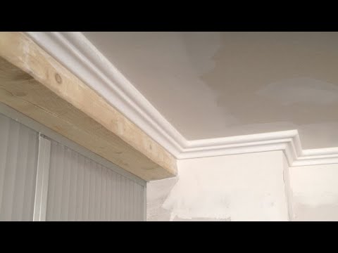 Instalación de cornisa en techo de yeso laminado - Bricomanía 