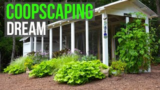 Chicken Coop Tour - Magical Coopscaping Perfection!