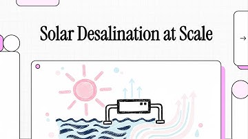 Solar Desalination at Scale: Solutions and Implementation