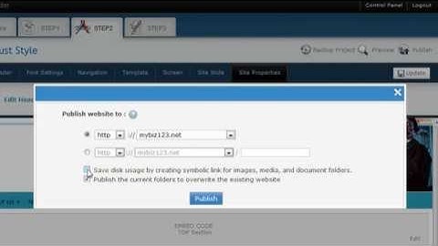 Editing Your Website Information in RvSiteBuilder (Flipper Host)