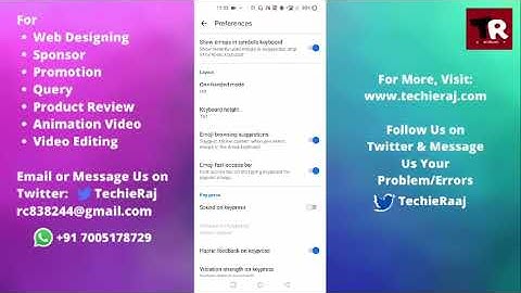 How to Set OnePlus 9R Keyboard Setting