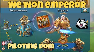 Lords Mobile - Finally we won the emperor war!!! New 5 emperor account of DOM. Lets go screenshot 5